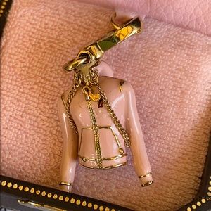 Y2K JUICY COUTURE PINK Hoodie Sweatshirt tracksuit jacket Charm NEW RARE HTF